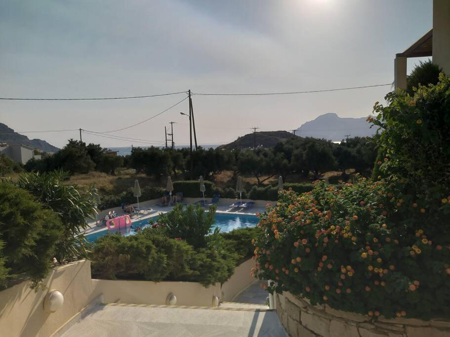 One Bedroom Apartment With Pool Plakias Exterior photo
